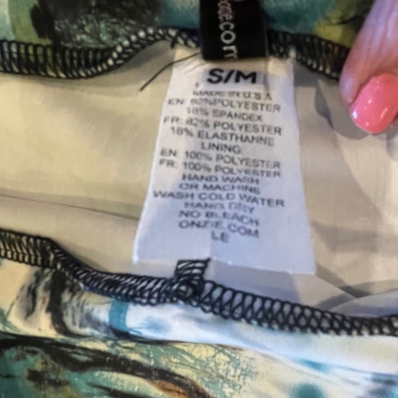 NEW! Onzie Forest Print Full Length Leggings Size Small/Medium - Picture 8 of 11